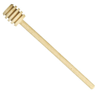Naběračka na med dřevo bříza 18cm WOODY